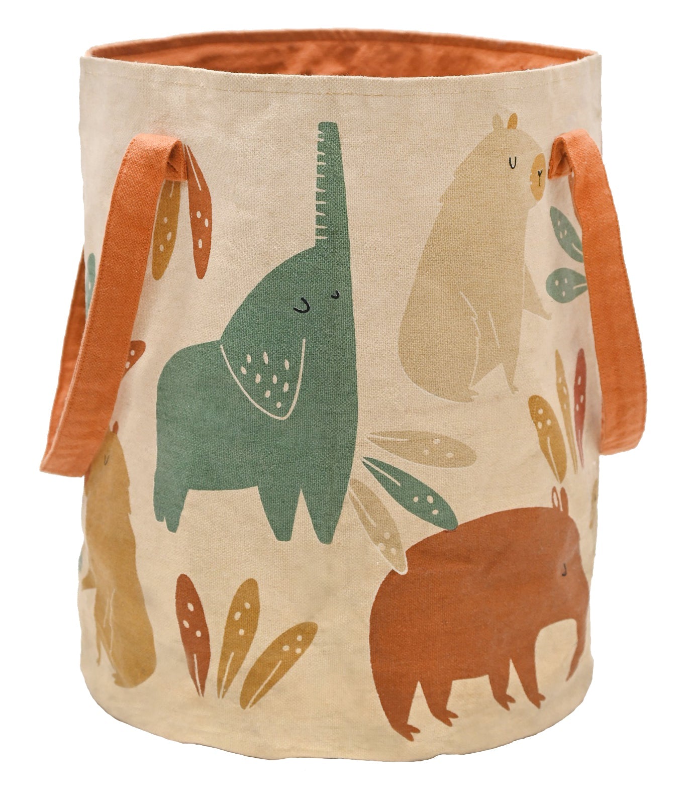 Panier de rangement pour chambre enfant JUNGLE SUNRISE nattiot-shop