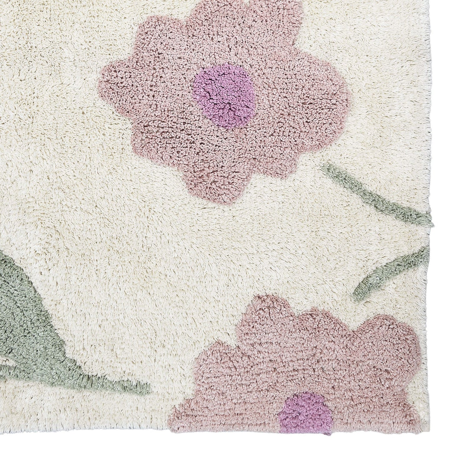 Tapis enfant design Sunny Flowers Rose nattiot-shop