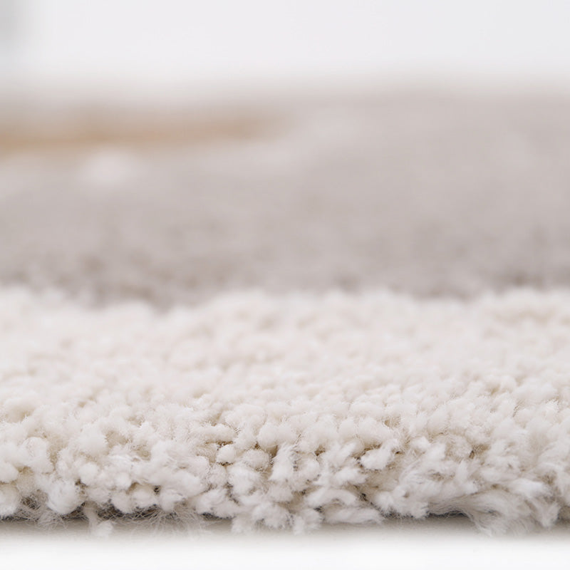 Bohemian Daisy round children's rug taupe