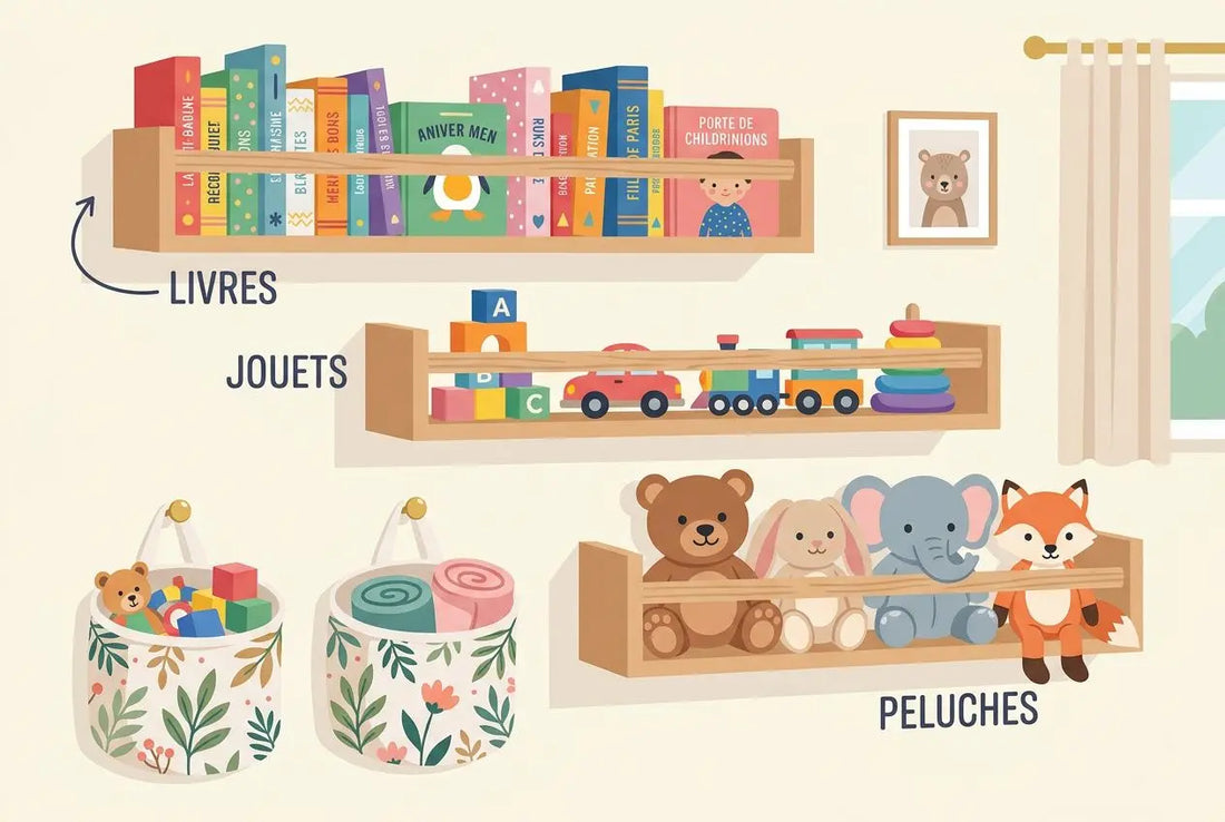 Astuce rangement chambre bébé : optimiser l'espace facilement