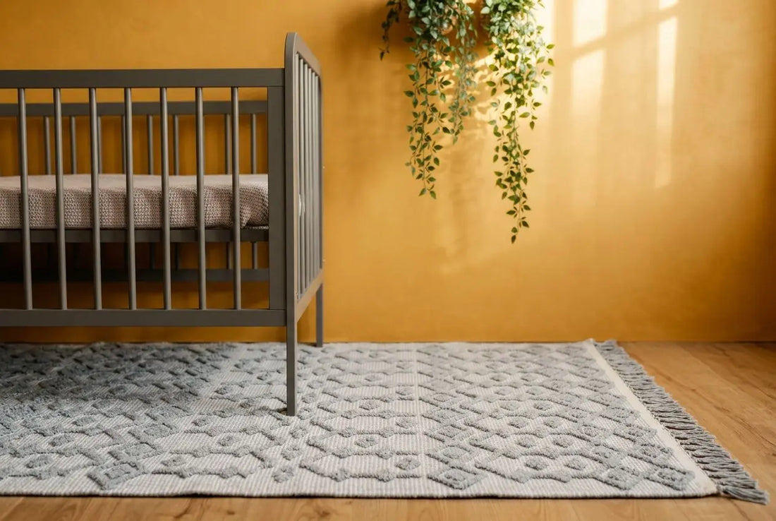 Tapis enfant naturel : coton et laine pour la chambre