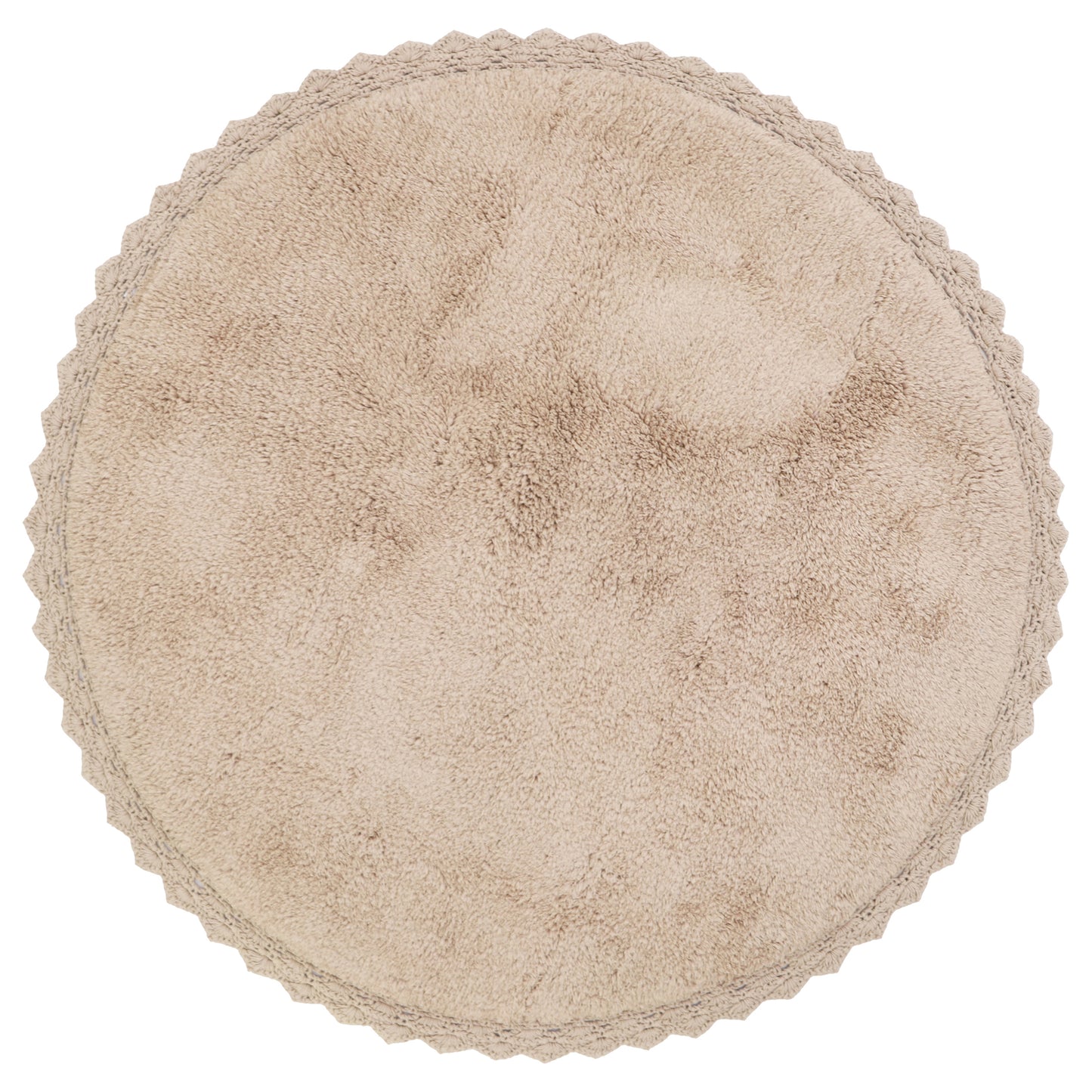 PERLA Nude crochet finish rug