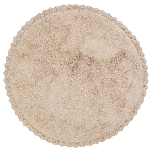 PERLA Nude crochet finish rug