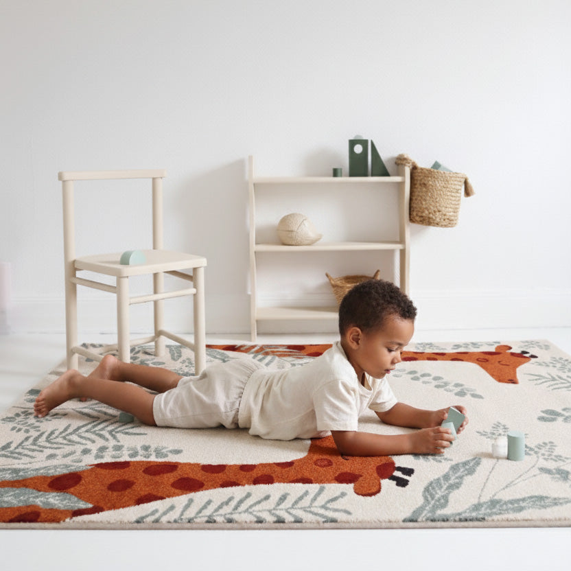 Tapis chambre enfant girafes NISU L nattiot-shop