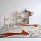 Tapis chambre enfant girafes NISU L