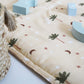JAIPURY tapis de repos bébé imprimé petits palmiers
