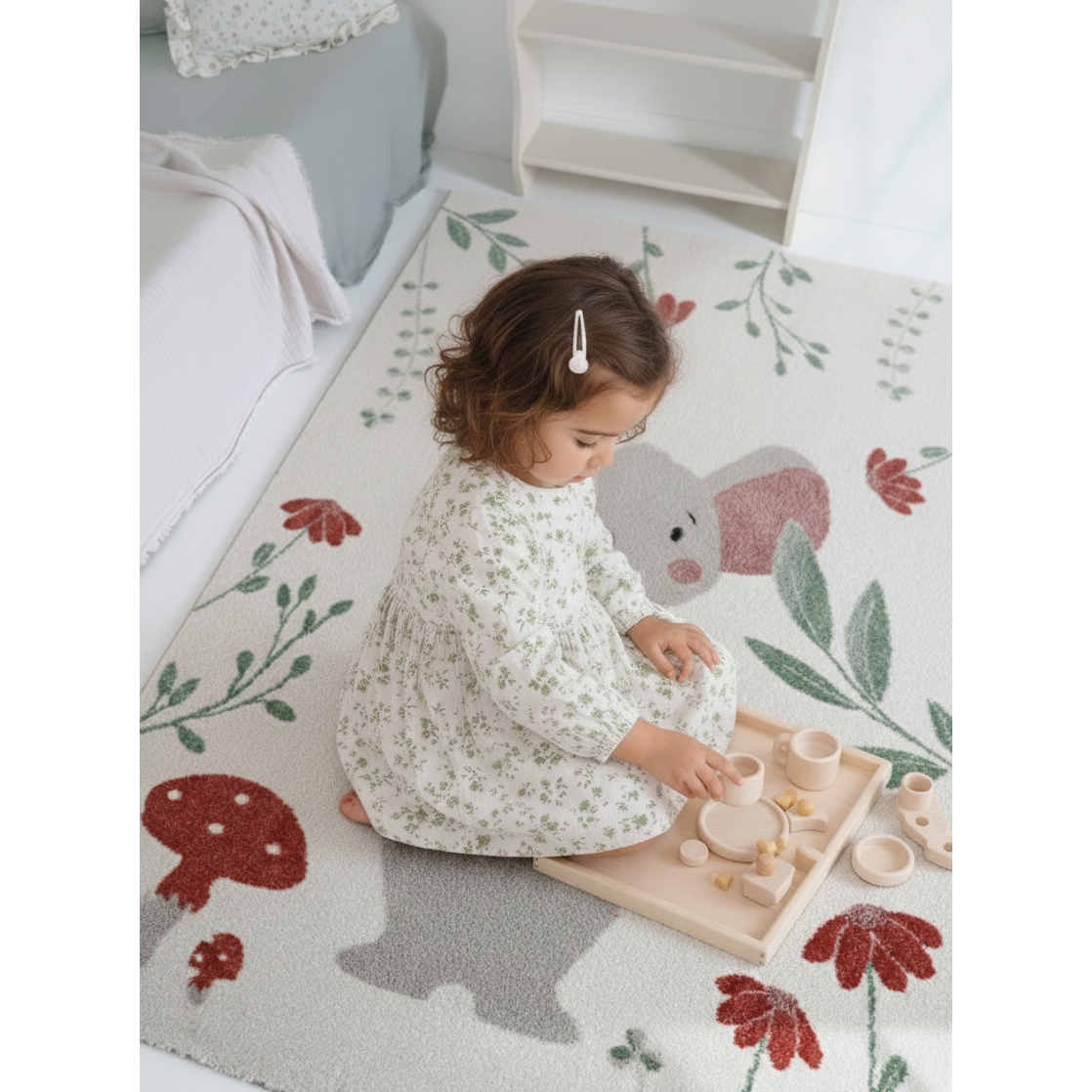 Tapis enfant petite souris POLY nattiot-shop
