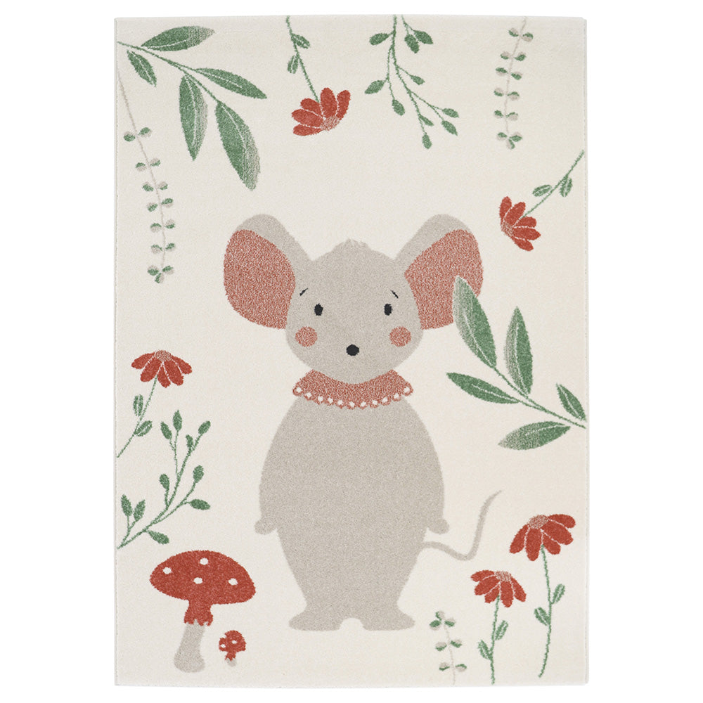 MONKEY PARADISE GREY M children's rug little monkeys