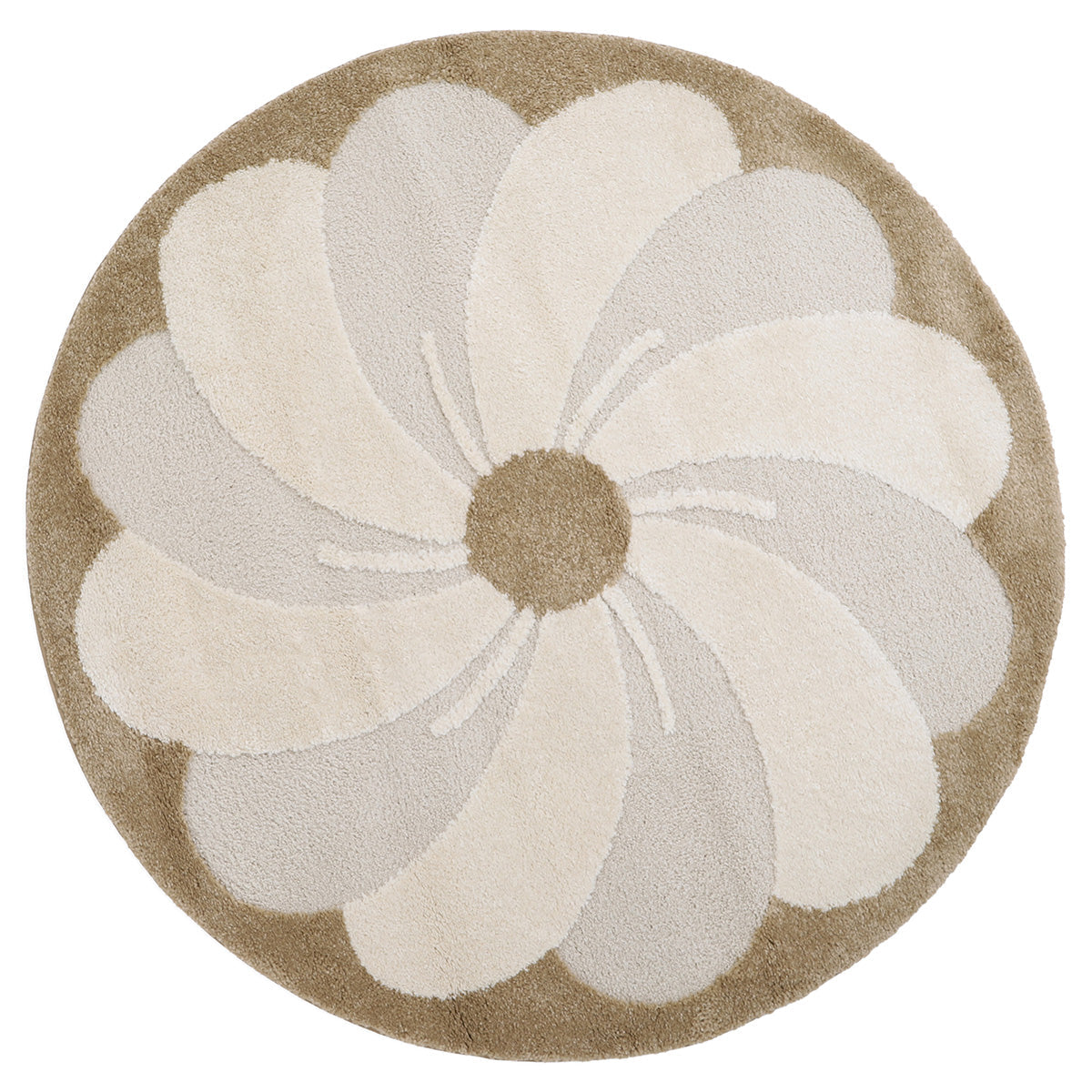 Tapis enfant fleur rond ELSA nattiot-shop