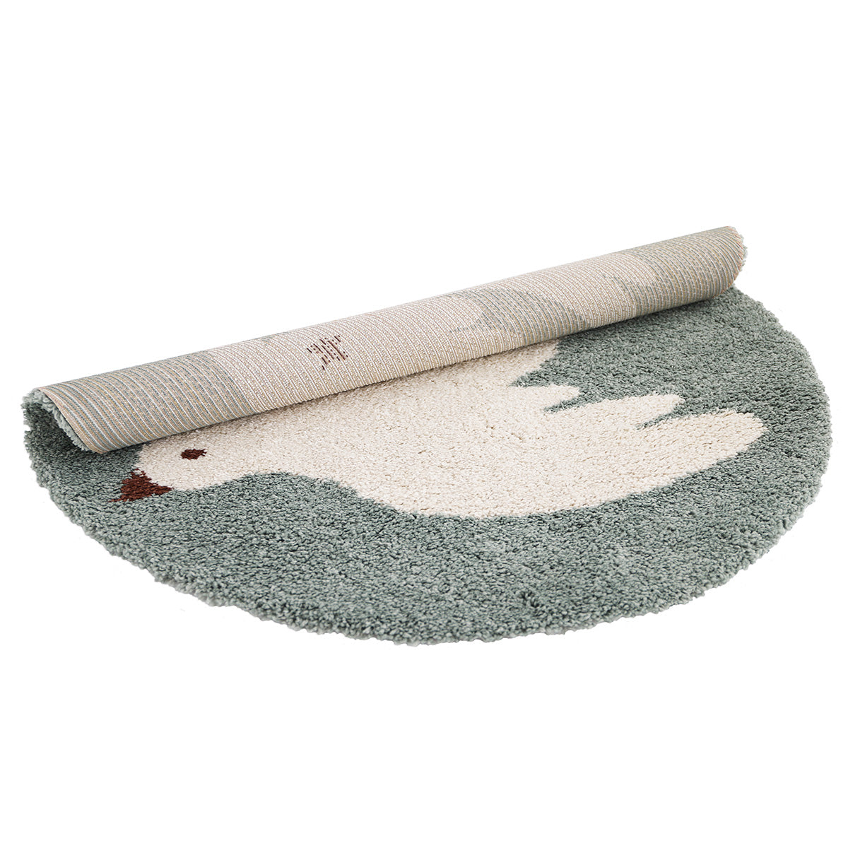 Tapis chambre enfant petit oiseau BOHEMIAN BIRD AQUA 