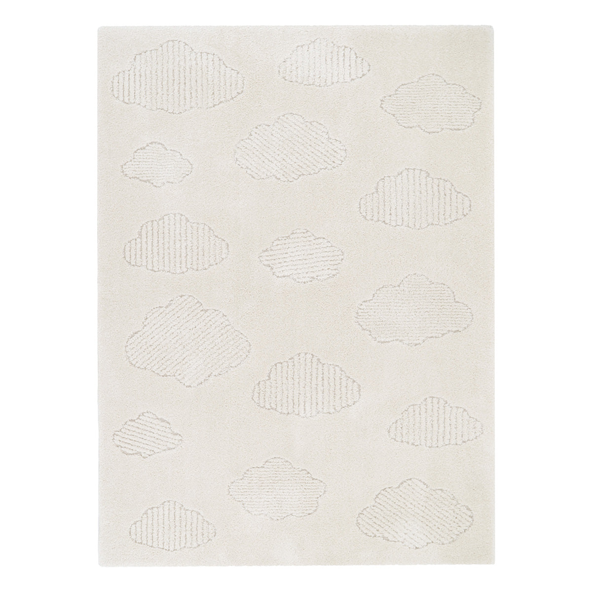 Tapis enfant petits nuages ton sur ton NOUBY S