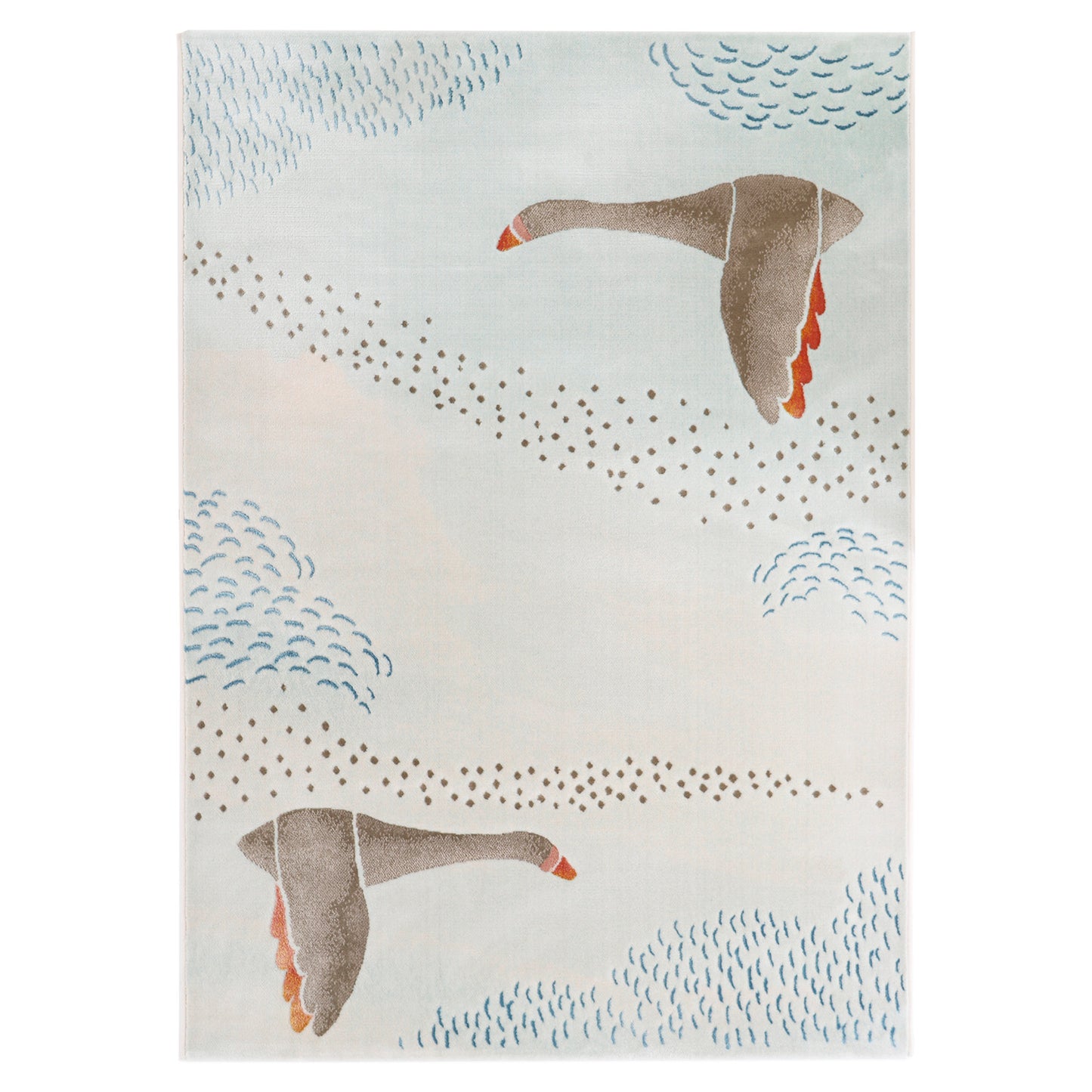 GOOSY geese children's rug