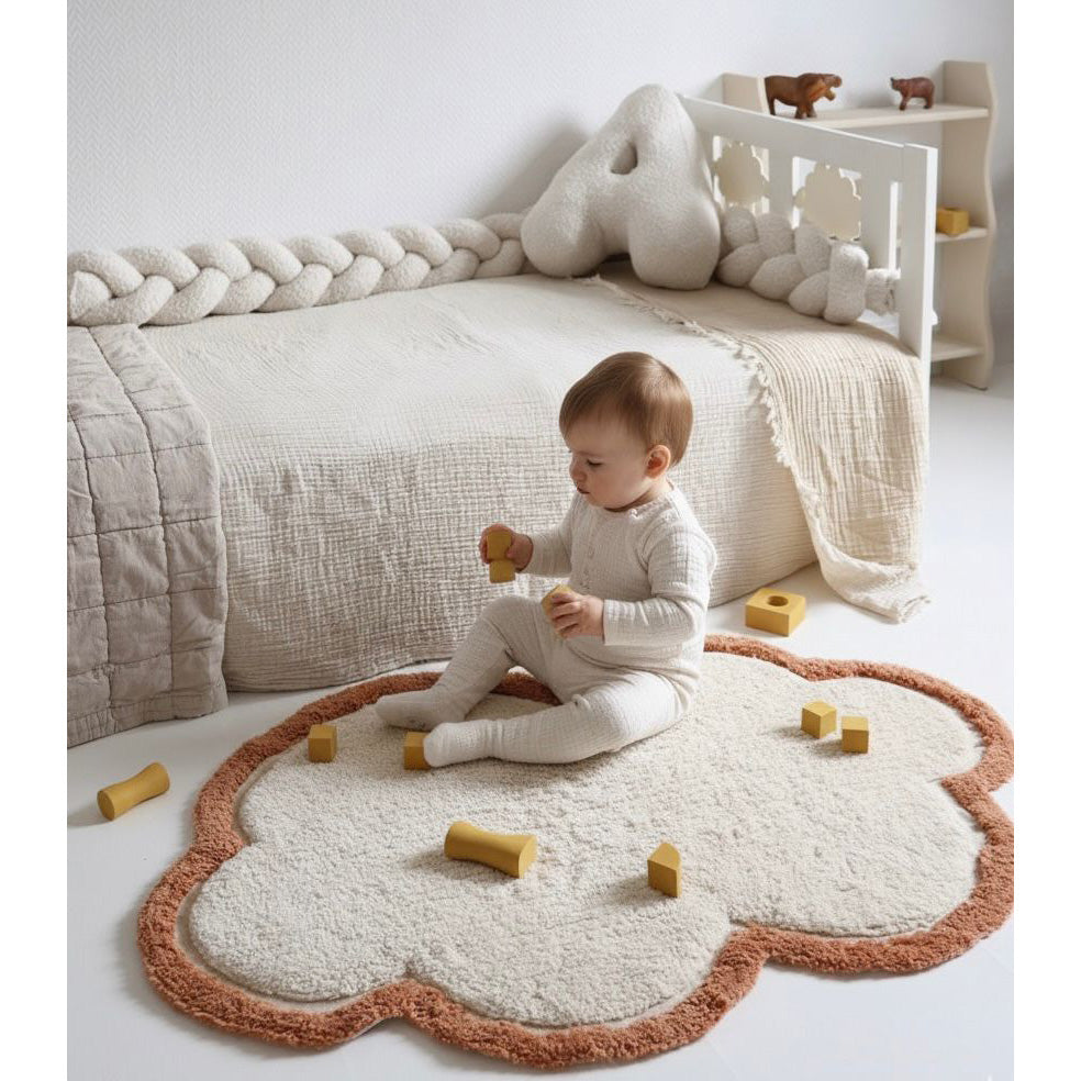 Tapis enfant nuage Little Nimbus Toffee nattiot-shop