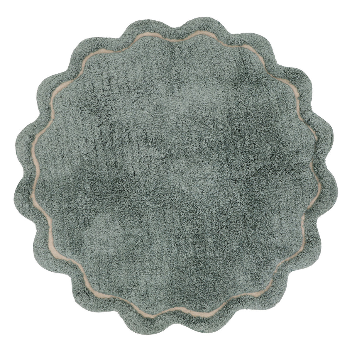 Tapis enfant coton lavable SWEET APRIL AQUA nattiot-shop