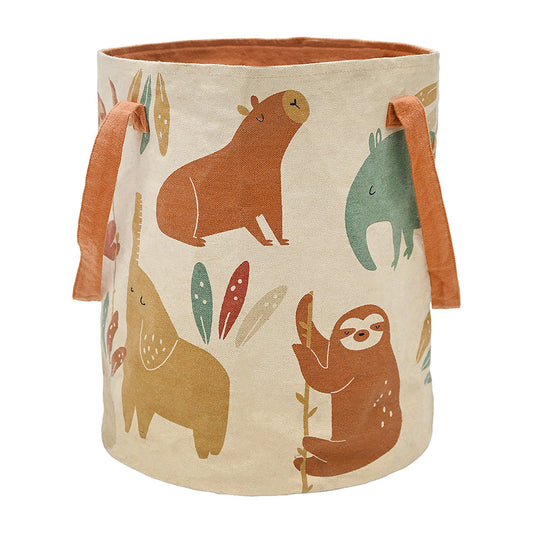 Panier de rangement pour chambre enfant JUNGLE SUNRISE nattiot-shop