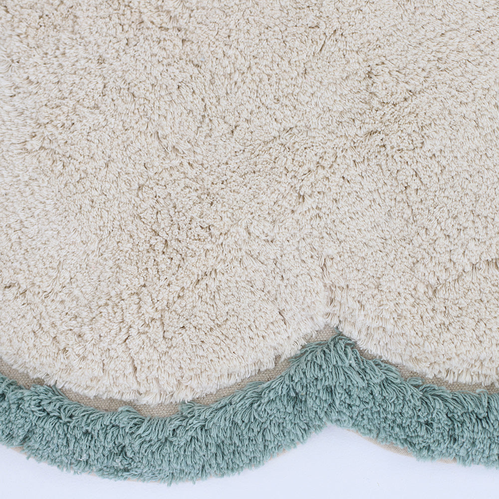 Tapis enfant nuage Little Nimbus Aqua