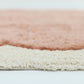 Tapis enfant design festonné Alfonsina Blush nattiot-shop
