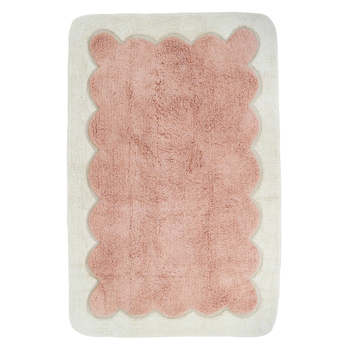 Tapis enfant design festonné Alfonsina Blush nattiot-shop