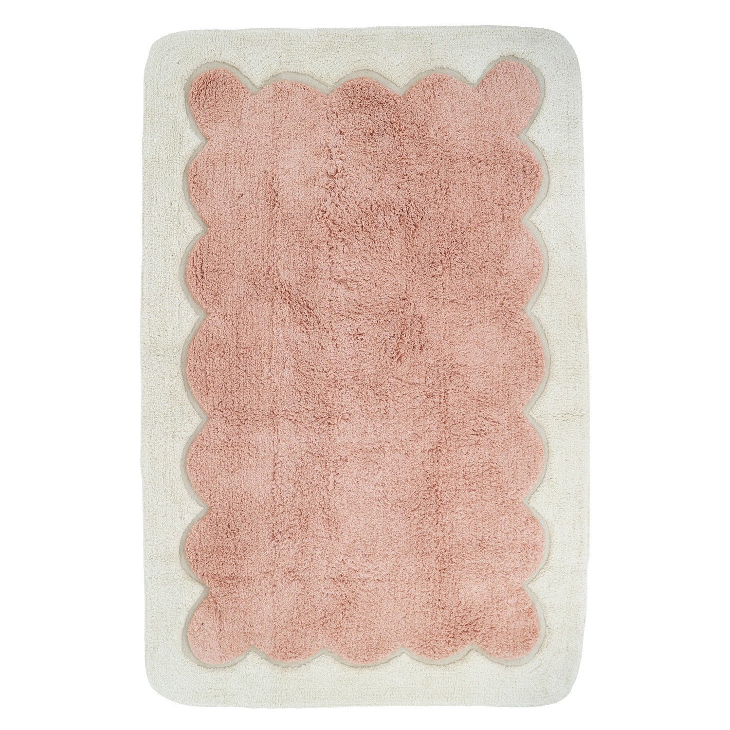 Tapis enfant design festonné Alfonsina Blush nattiot-shop