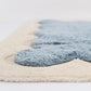 Tapis enfant design festonné Alfonsina Cloud Blue nattiot-shop
