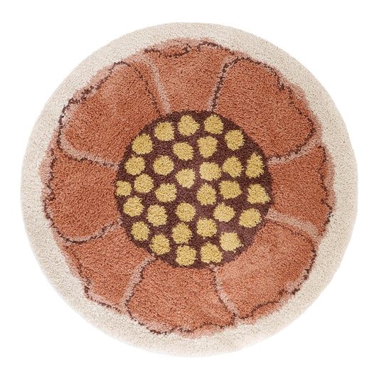 Tapis chambre enfant fleur BOHEMIAN FLORA nattiot-shop