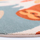 Tapis enfant tigre JUNGLE SUNRISE ROND nattiot-shop