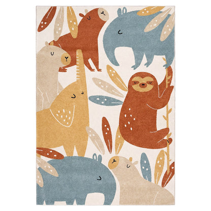 Tapis enfant tigre JUNGLE SUNRISE nattiot-shop