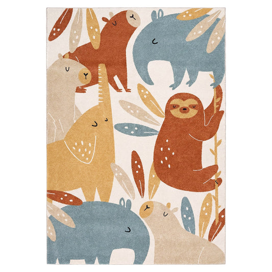 Tapis enfant tigre JUNGLE SUNRISE nattiot-shop