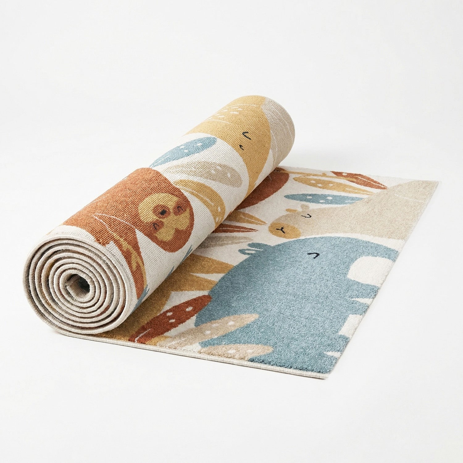 Tapis enfant tigre JUNGLE SUNRISE nattiot-shop