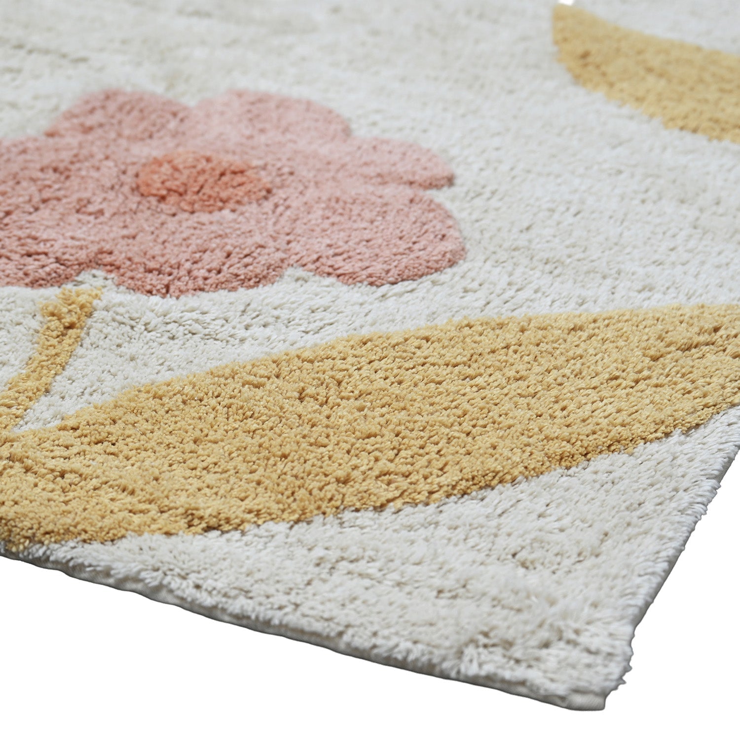 Tapis enfant design Sunny Flowers Peach nattiot-shop