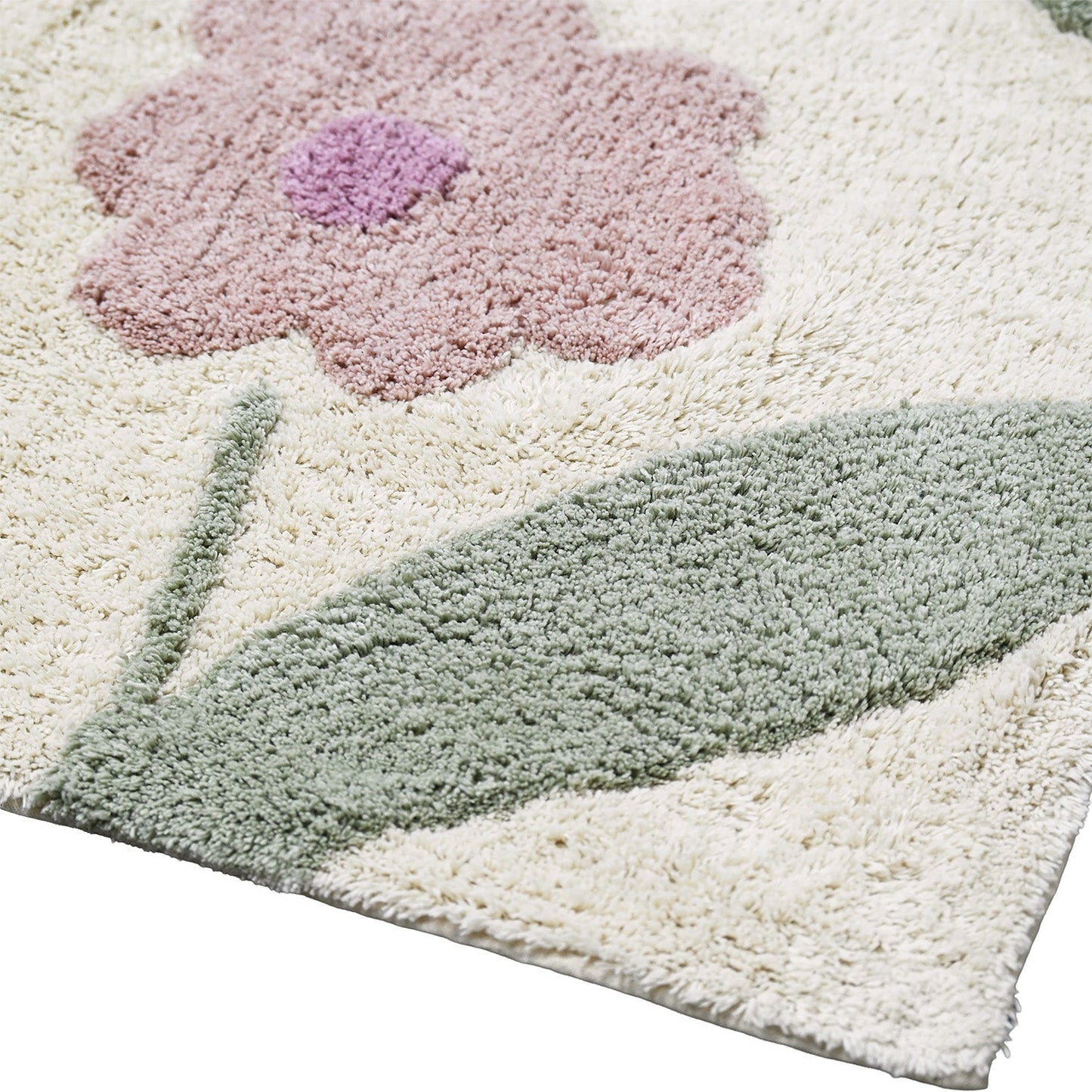 Tapis enfant design Sunny Flowers Rose nattiot-shop