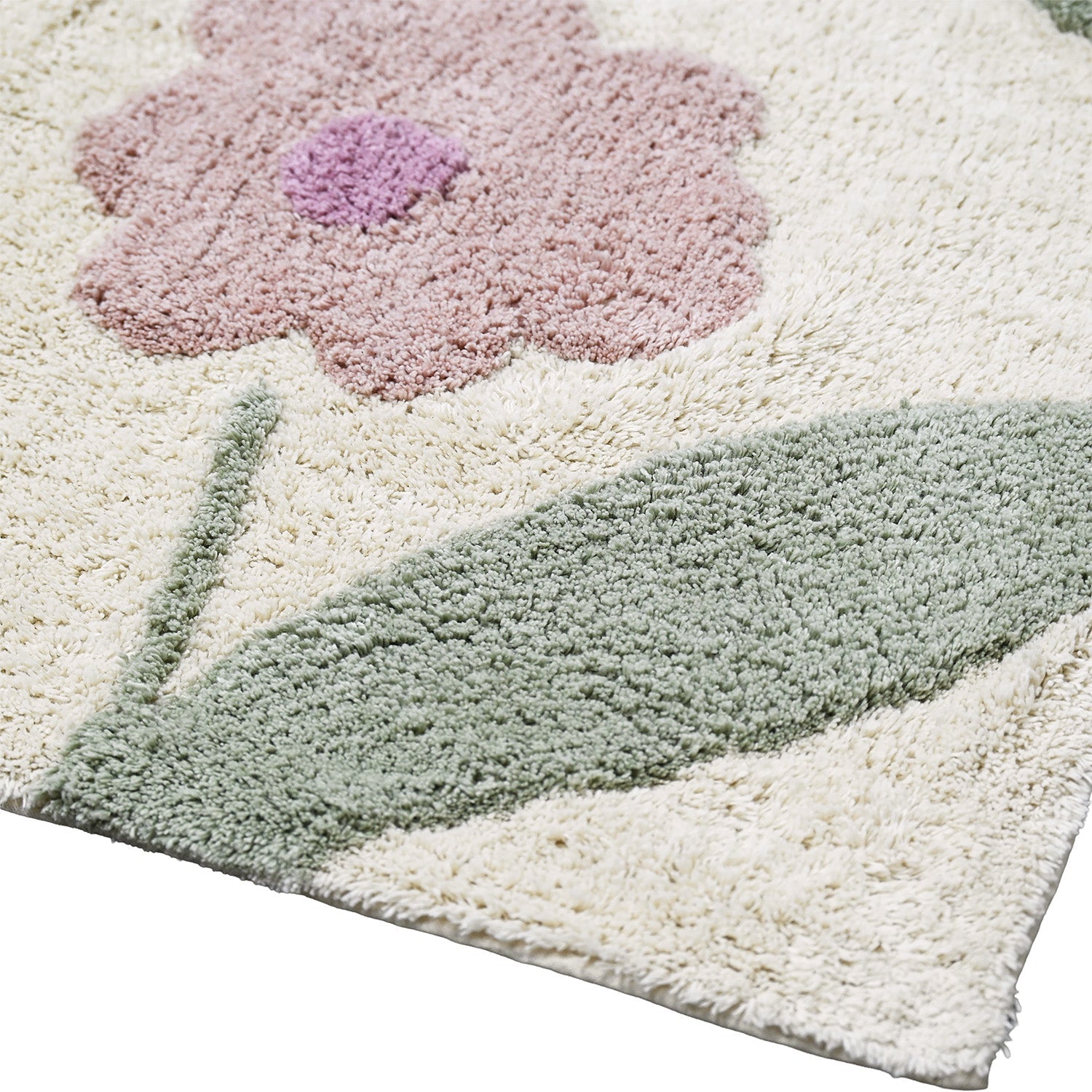 Tapis enfant design Sunny Flowers Rose nattiot-shop