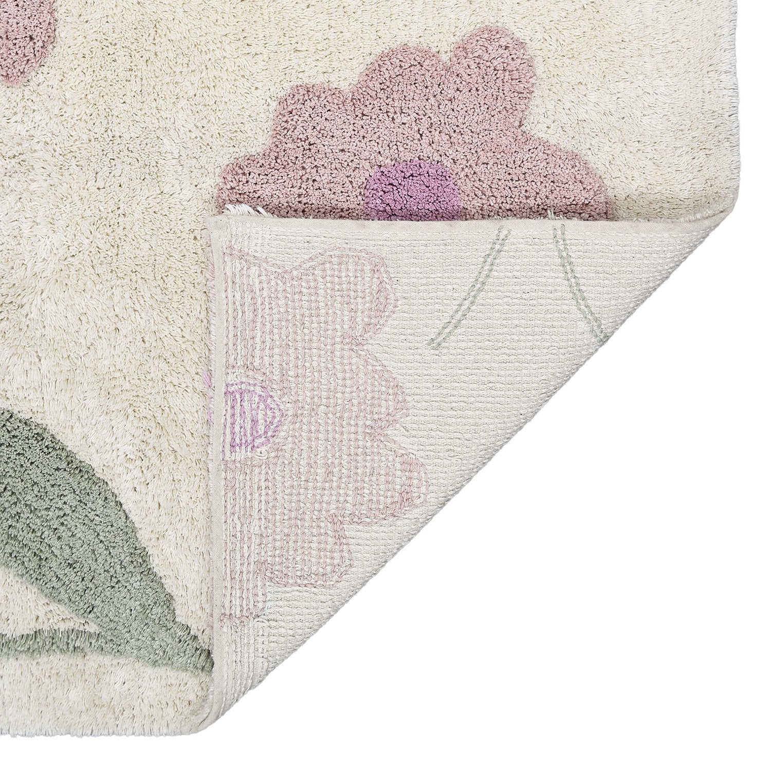 Tapis enfant design Sunny Flowers Rose nattiot-shop