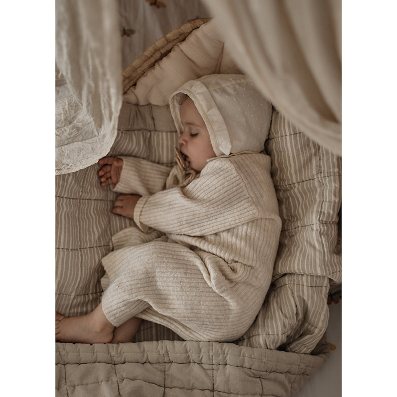 ANNA SABLE LAVE couverture de repos bébé réversible