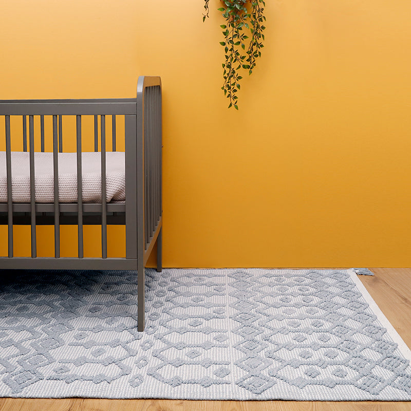 tapis pour chambre enfant naturel et gris