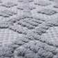 BLONDER GRAY children's rug natural & ecru