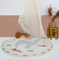 ANDINA ROND by MPA tapis enfant petit lama