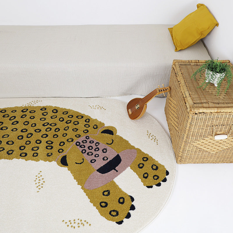 KLEO HONEY children's rug little leopard