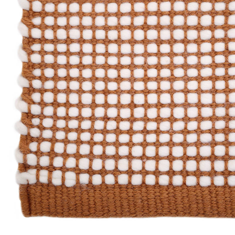 BERGEN CARAMEL S contemporary wool rug