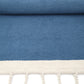 LISBOA BLEU tapis coton contemporain