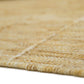 LHENA JAUNE BRUN M tapis laine contemporain