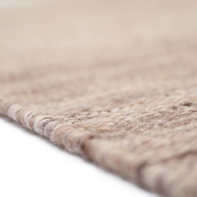 LHENA BRUN ROSE L tapis laine contemporain