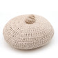 LENKA ECRU round crochet cushion