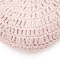 LENKA ROSE NUDE coussin rond crochet