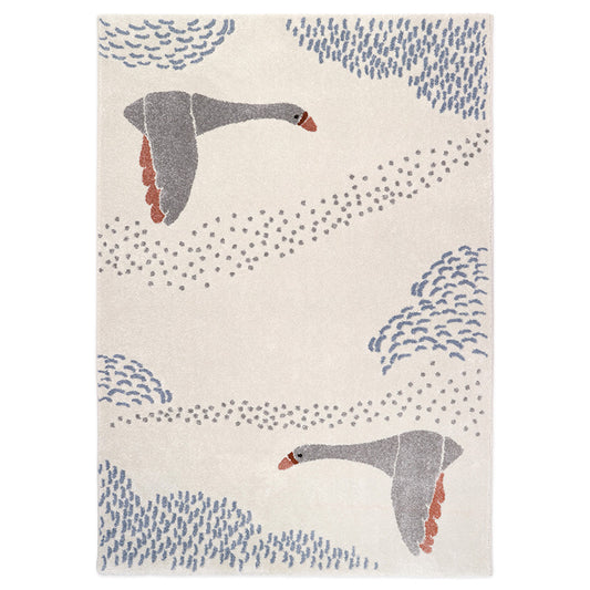 GOOSY geese children's rug