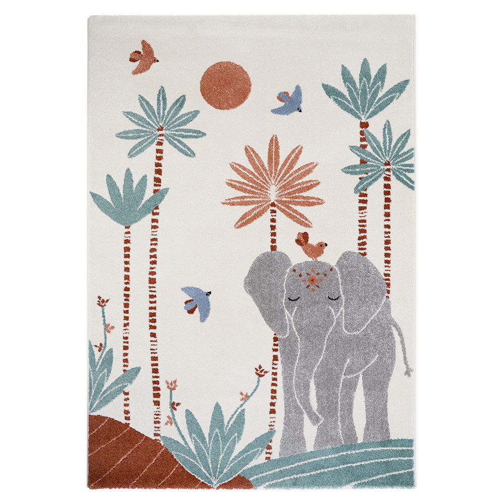 Tapis chambre enfant éléphant MALENA