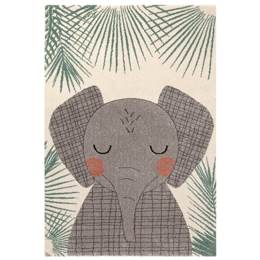 JUNKO tapis enfant éléphant